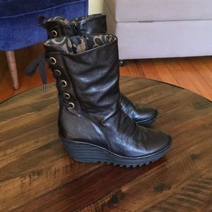 Fly of London boots.